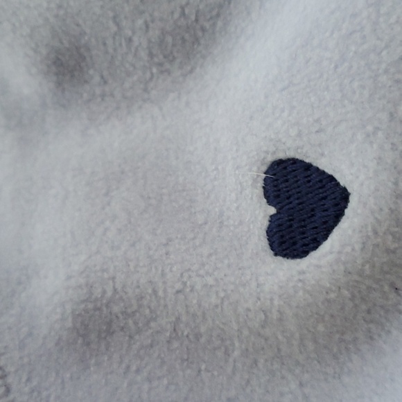 OshKosh B'gosh NWT 2 tone blue fleece zip up jacket size 18 month - Picture 4 of 9